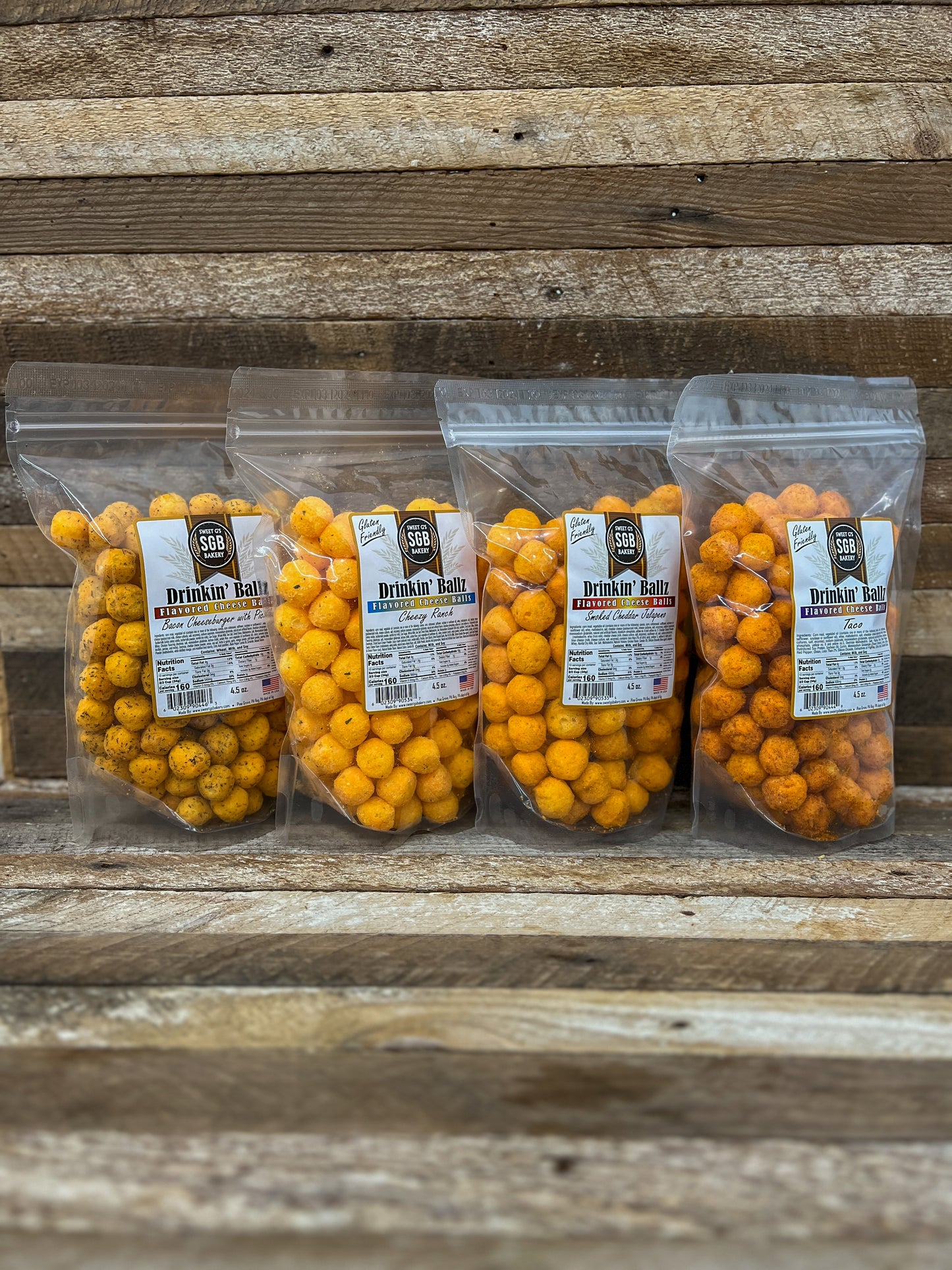 Wholesale - Flavored Cheese Balls - One Flavor - (30-4.5oz bags)
