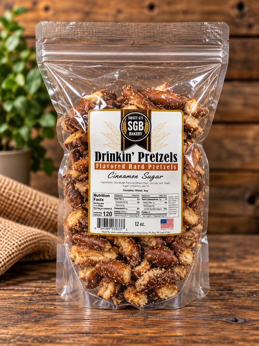 Drinkin' Pretzel - Cinnamon Sugar