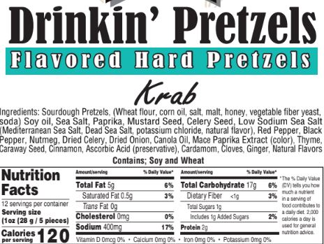 Drinkin' Pretzel™ - Krab
