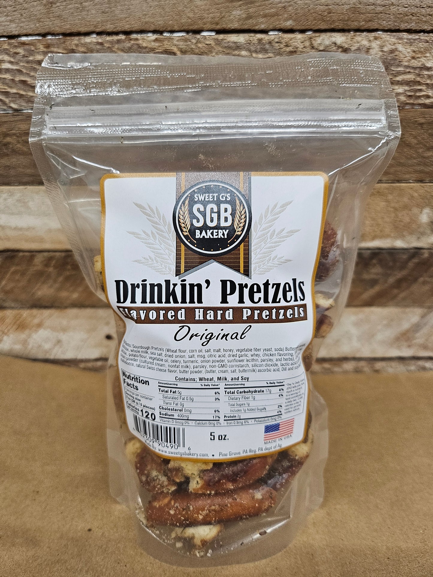 Wholesale - Flavored Hard Pretzels - One Flavor - (60-5oz bags)