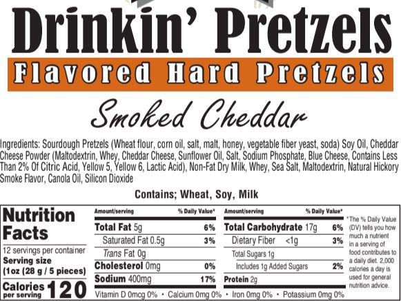 Drinkin' Pretzel™ - Smoked Cheddar