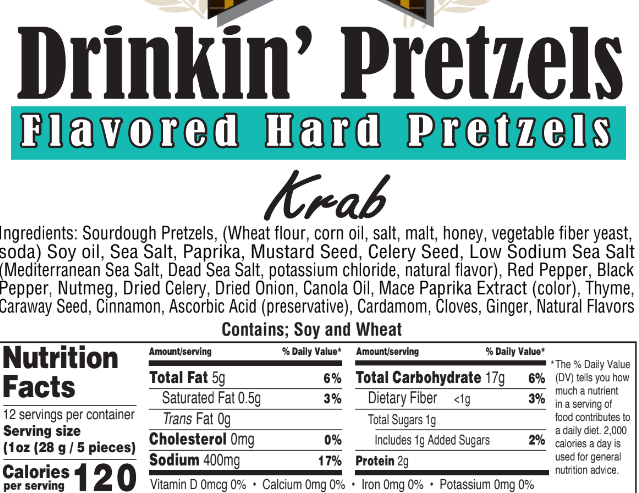 Wholesale Assortment #P-2 Spicy Flavored Pretzels (30 - 12oz Bags)