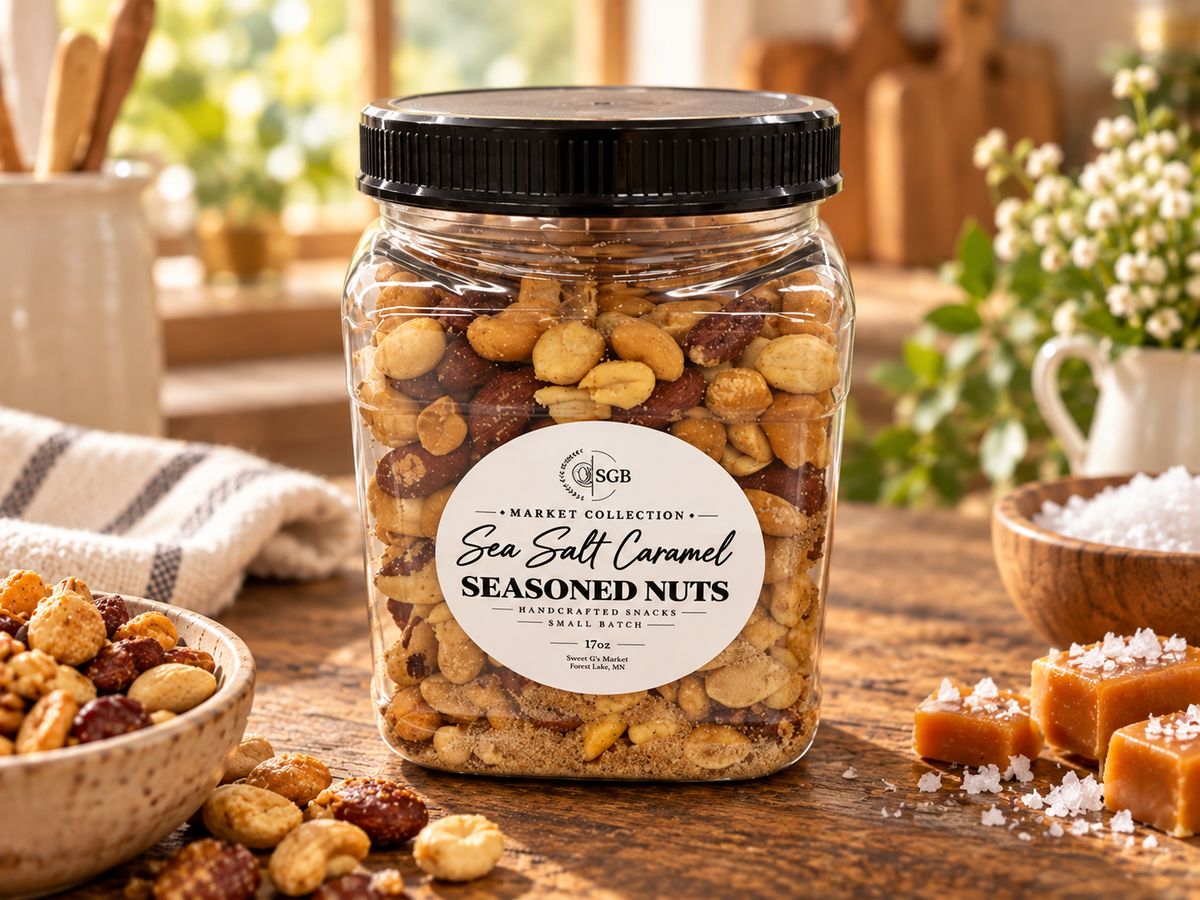 Sea Salt Caramel Seasoned Nuts