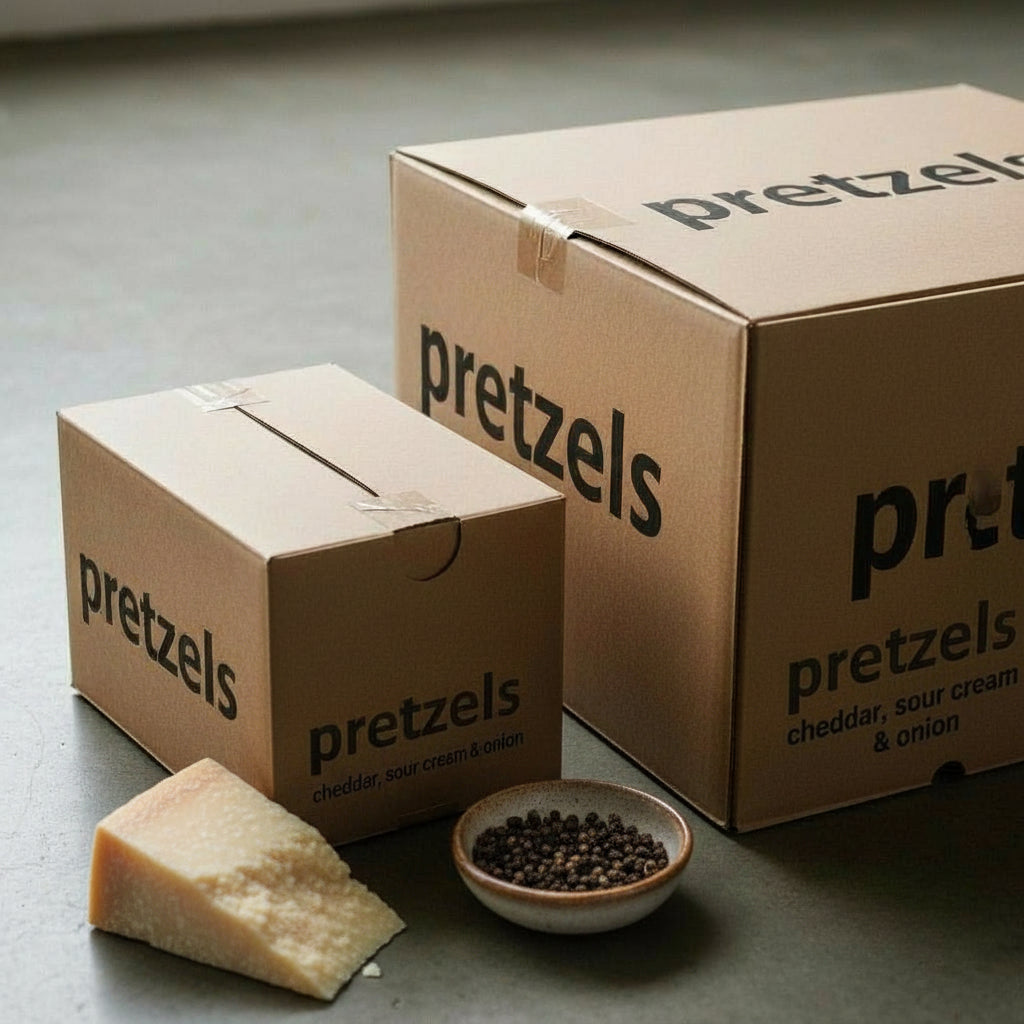 Wholesale Bulk Boxes of Flavored Sourdough Pretzels