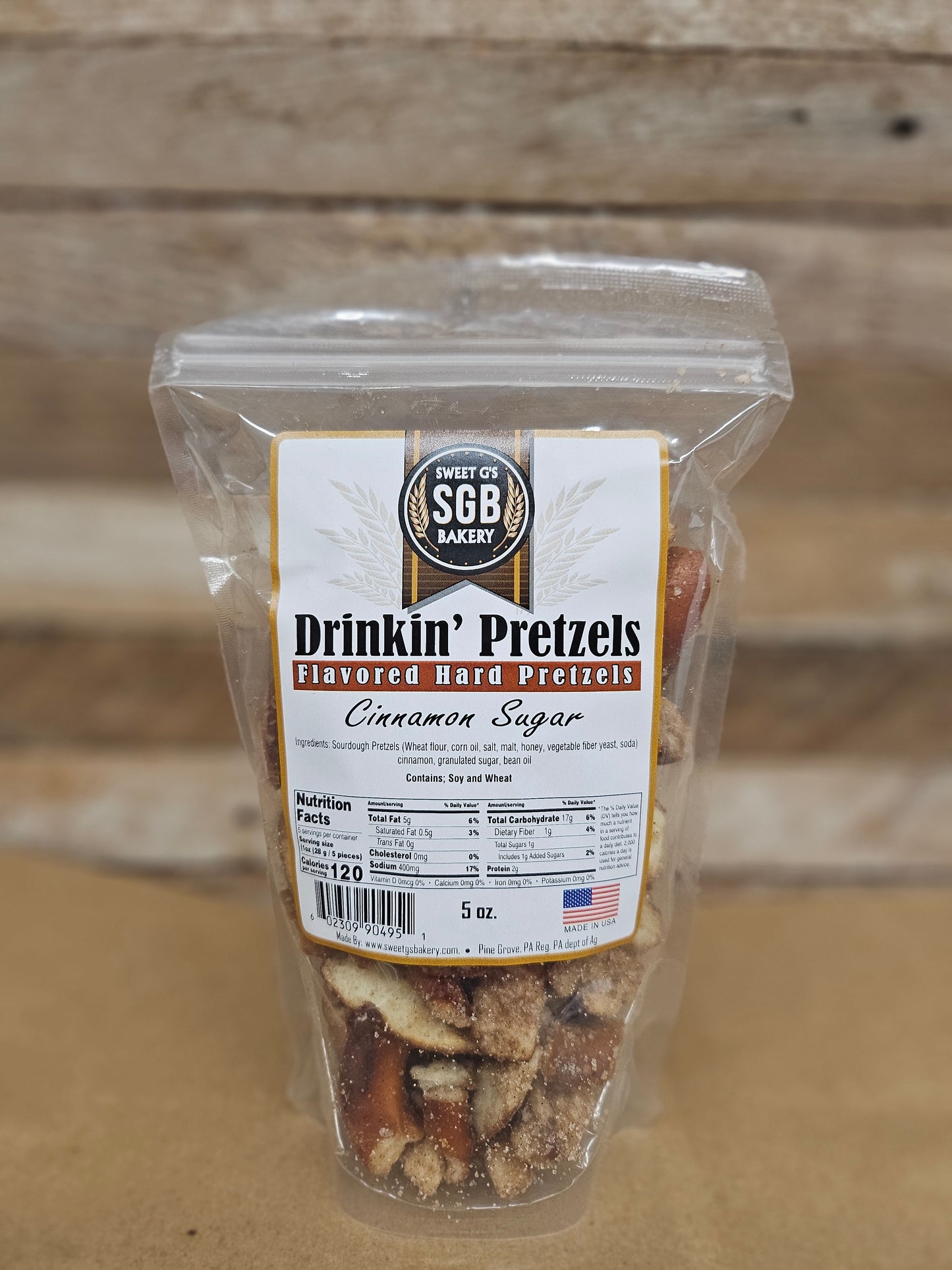 Wholesale - Flavored Hard Pretzels Assortment (60-5oz bags)