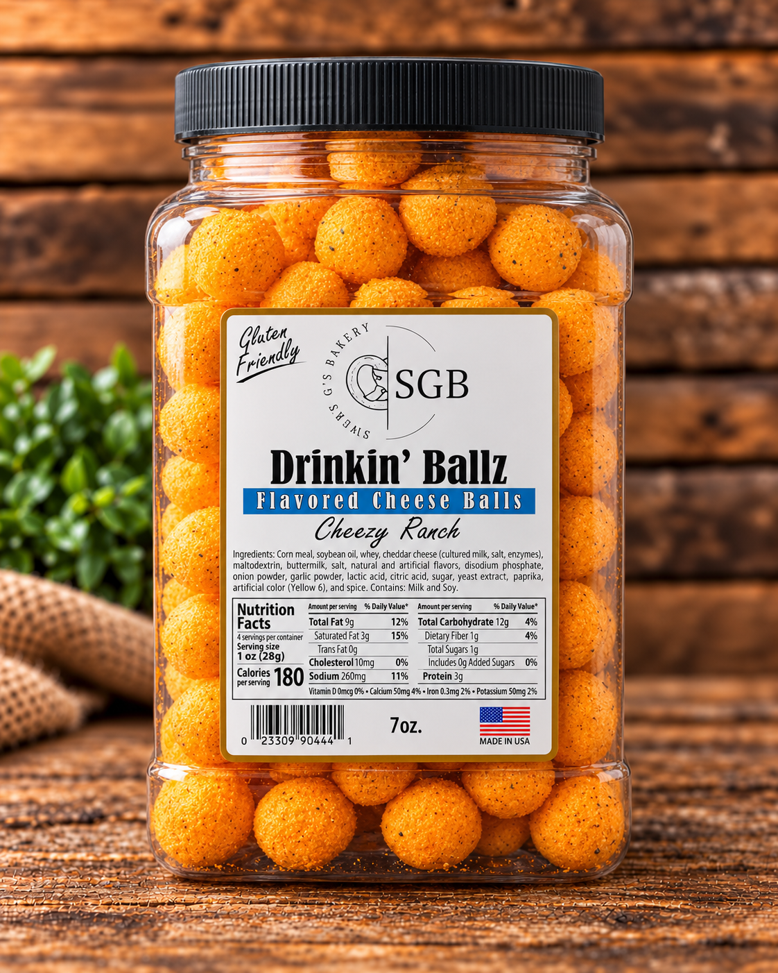 Cheezy Ranch Flavored Cheese Balls