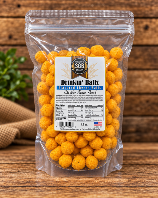 Cheddar Bacon Ranch Flavored Cheese Balls