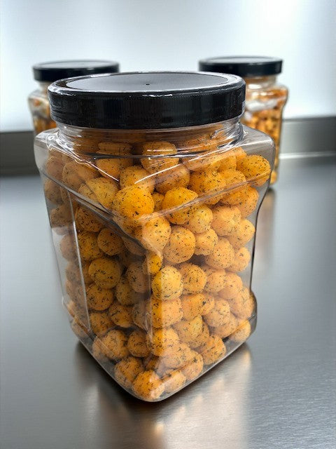 Wholesale - Canisters of Flavored Sourdough Pretzels & Cheese Balls