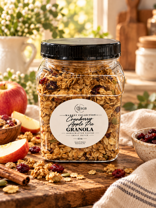 Cranberry Apple Pie Granola