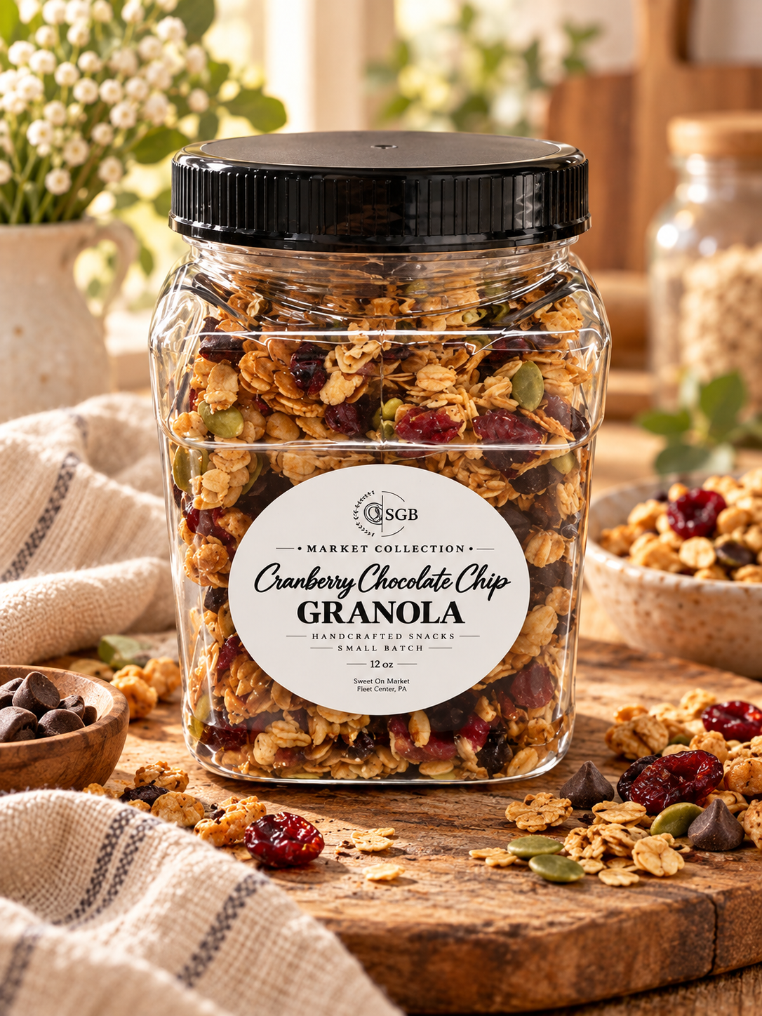 Cranberry Chocolate Chip Granola