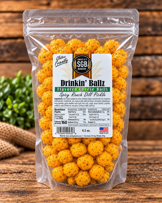 Spicy Ranch Dill Pickle Flavored Cheese Balls