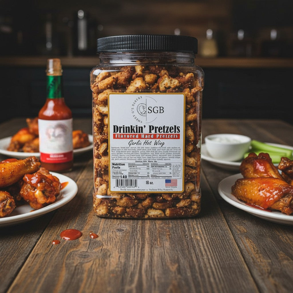 Drinkin' Pretzel - Garlic Hot Wing