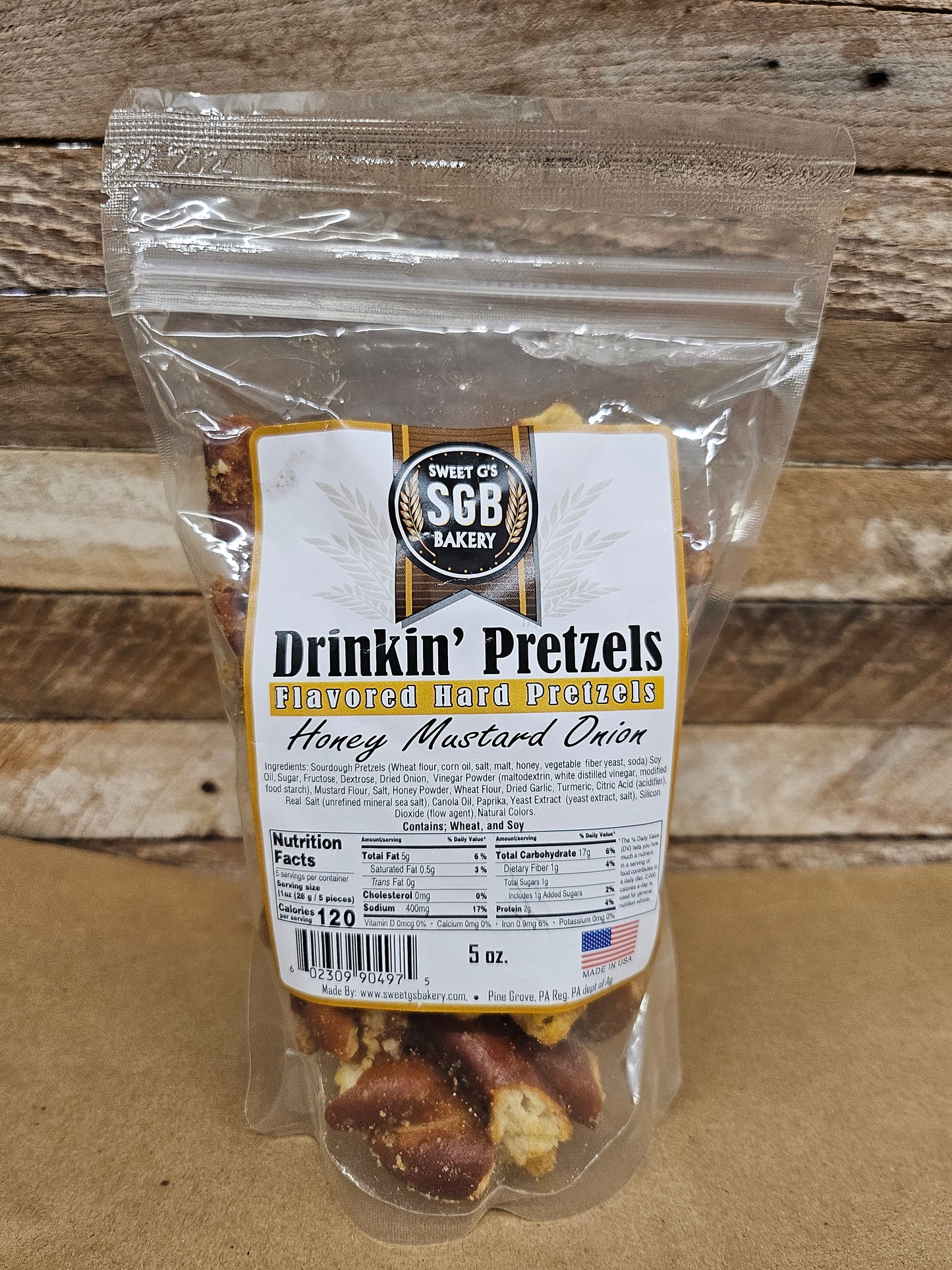 Wholesale - Flavored Hard Pretzels Assortment (60-5oz bags)