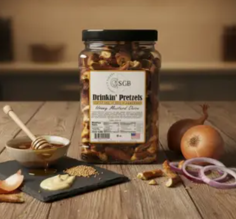 Wholesale - Canisters of Flavored Sourdough Pretzels & Cheese Balls