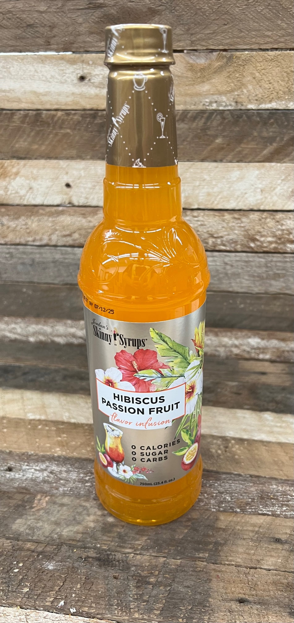 Skinny Syrup Hibiscus Passion Fruit Water Flavor