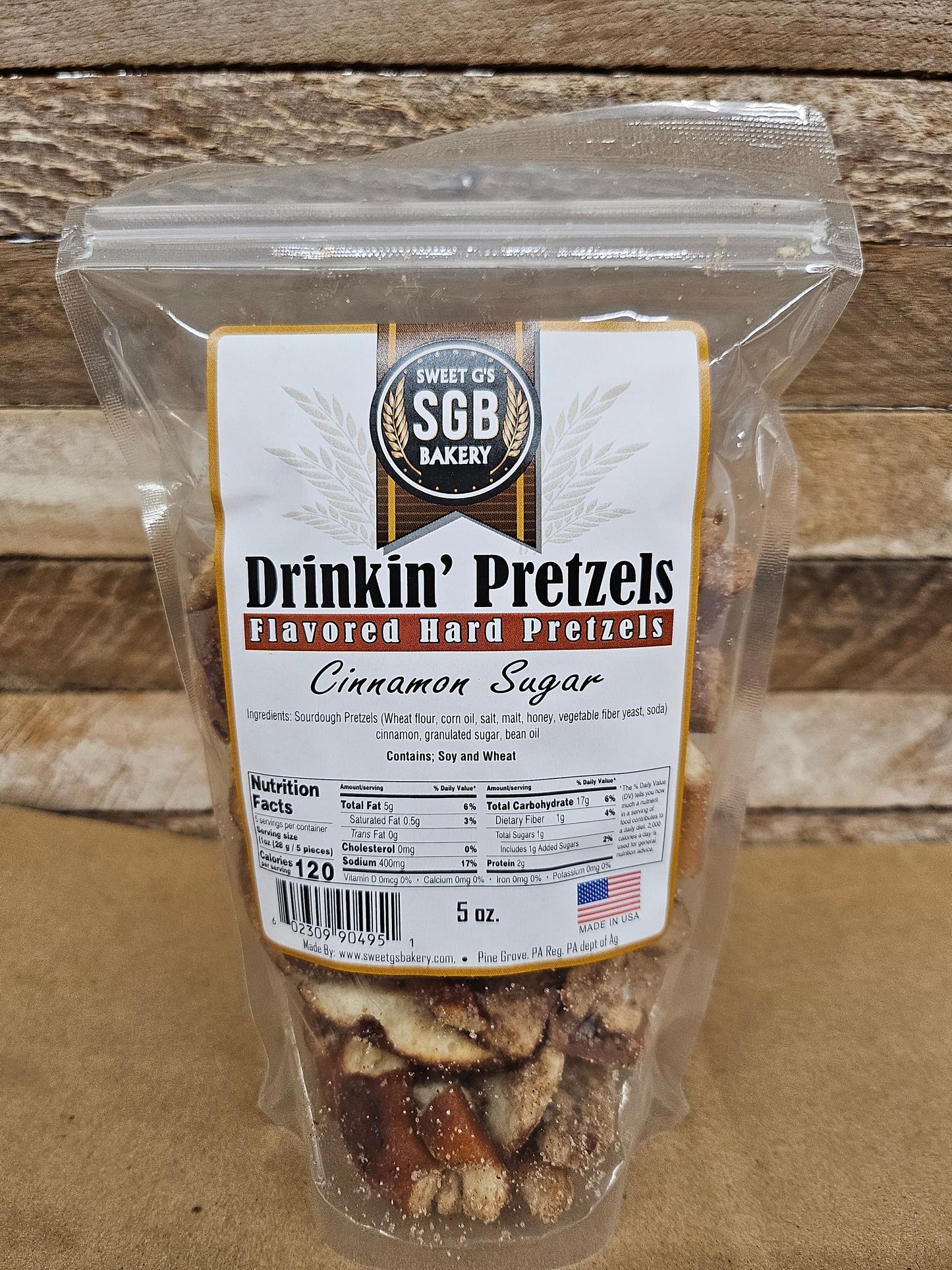 Drinkin' Pretzel - Cinnamon Sugar