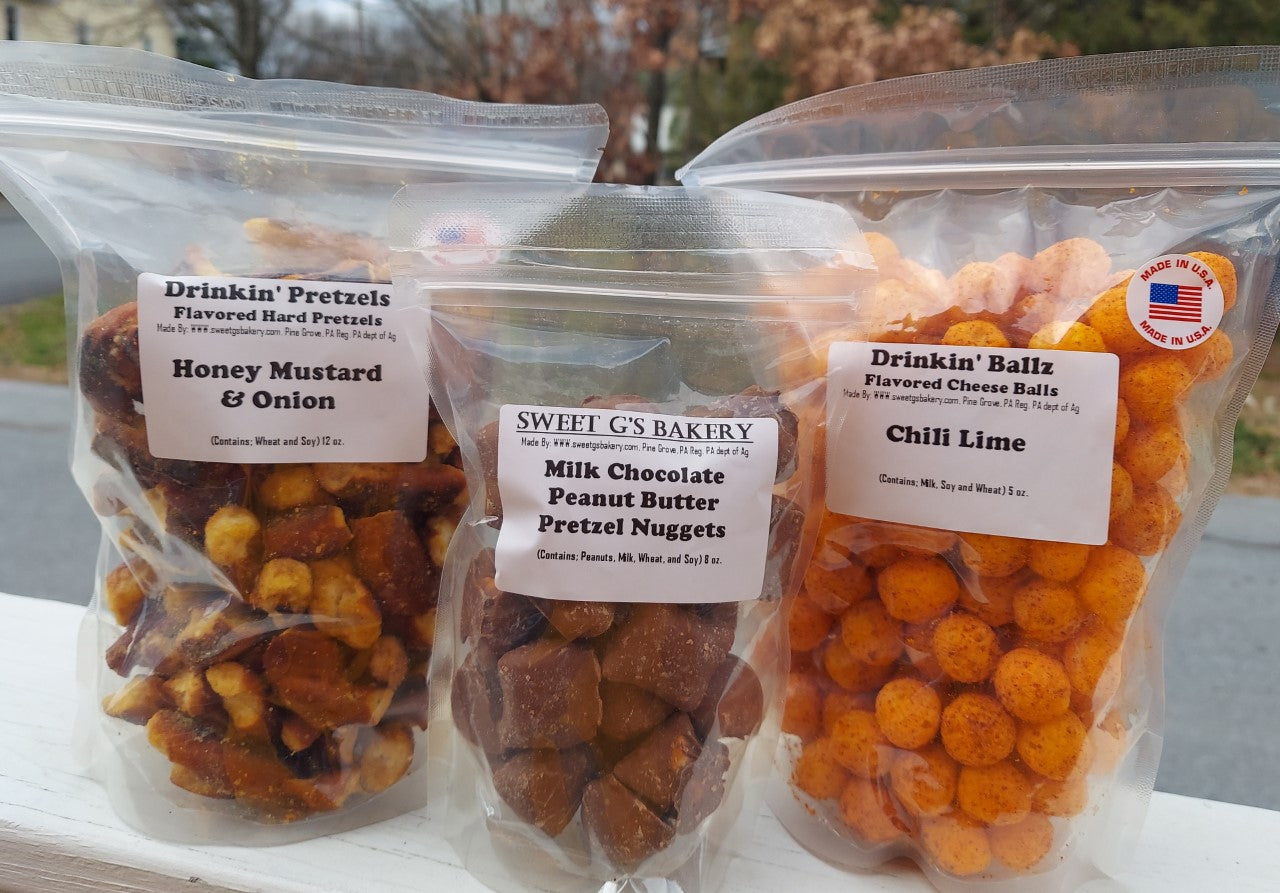 Sweet G's Bakery & Drinkin' Pretzels Sweet G's Bakery & Flavored Pretzels