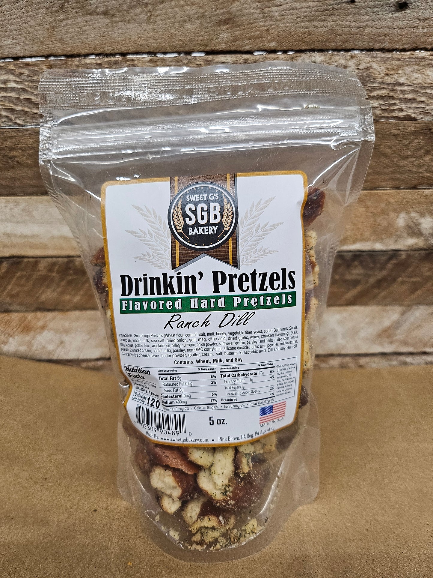 Wholesale - Flavored Hard Pretzels Assortment (60-5oz bags)