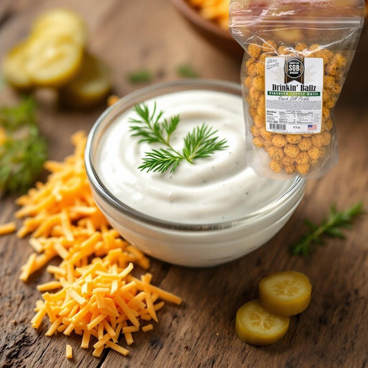 Ranch Dill Pickle Flavored Cheese Balls