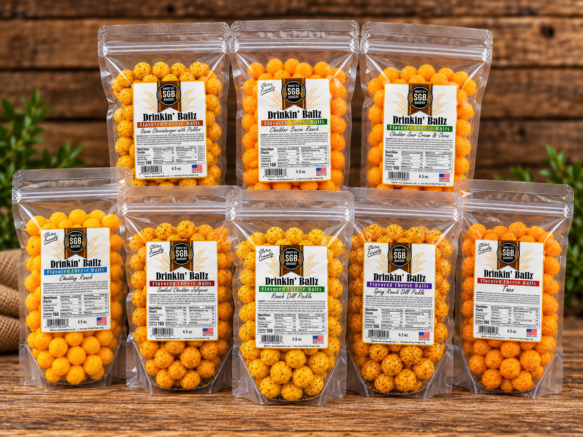 Wholesale - 4.5oz Bags - Flavored Cheese Balls