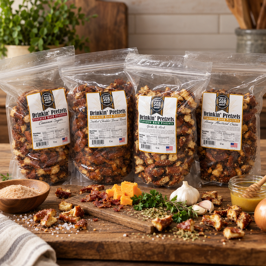 Wholesale - 12oz Bags - Flavored Sourdough Pretzels