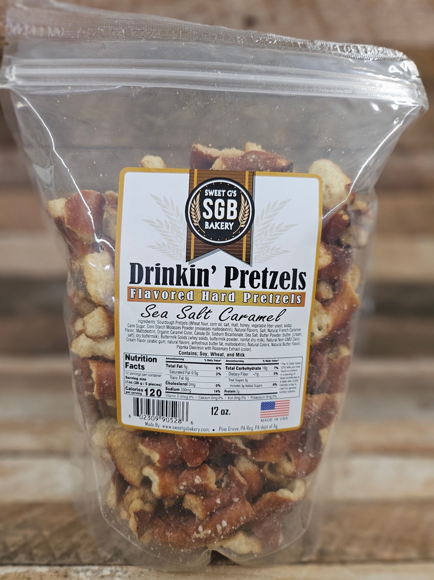 Drinkin' Pretzel - Sea Salt Caramel