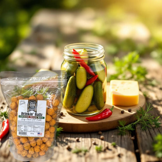 Spicy Ranch Dill Pickle Flavored Cheese Balls
