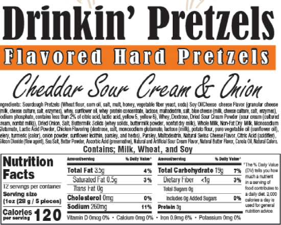 Wholesale Bulk Boxes of Flavored Hard Pretzels