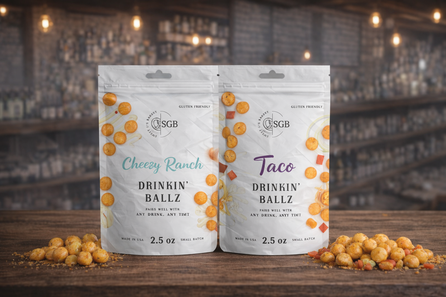 Wholesale - 2.5oz Pouch - Flavored Cheese Balls