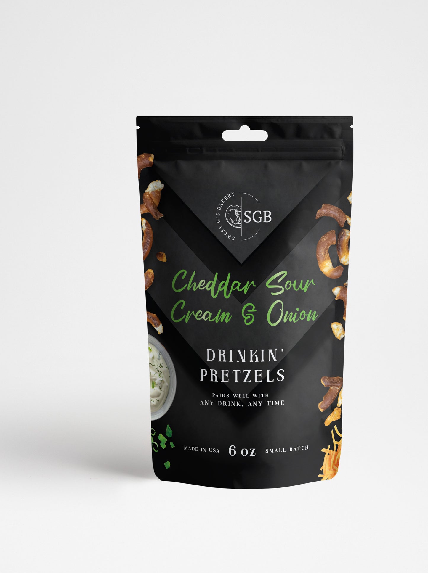 Wholesale - 6oz Pouch - Flavored Sourdough Pretzels