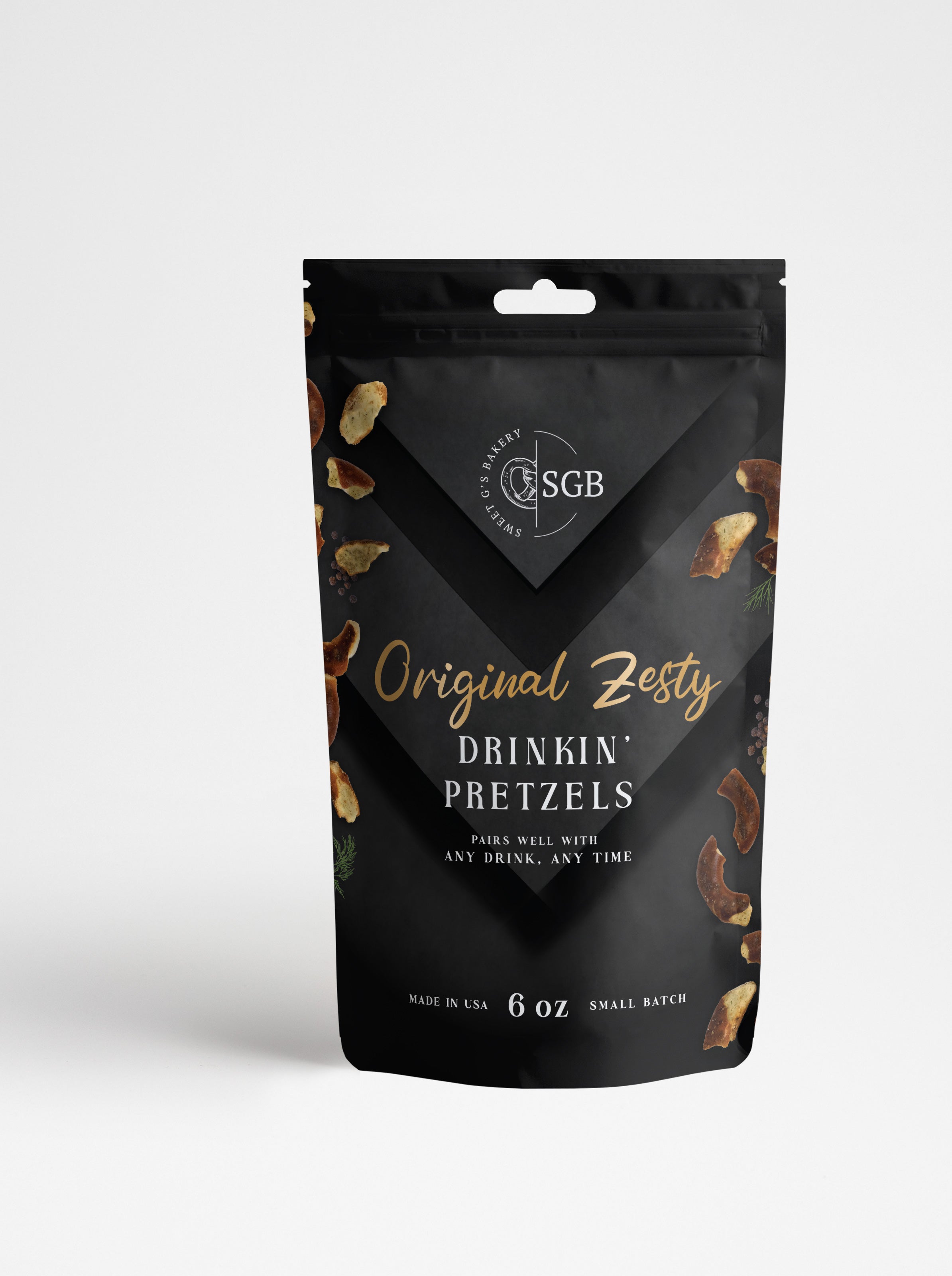 Drinkin' Pretzel - Original (Zesty) – Sweet G's Bakery & Drinkin