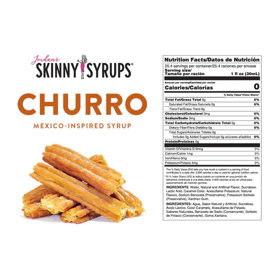 Skinny Syrup Churro