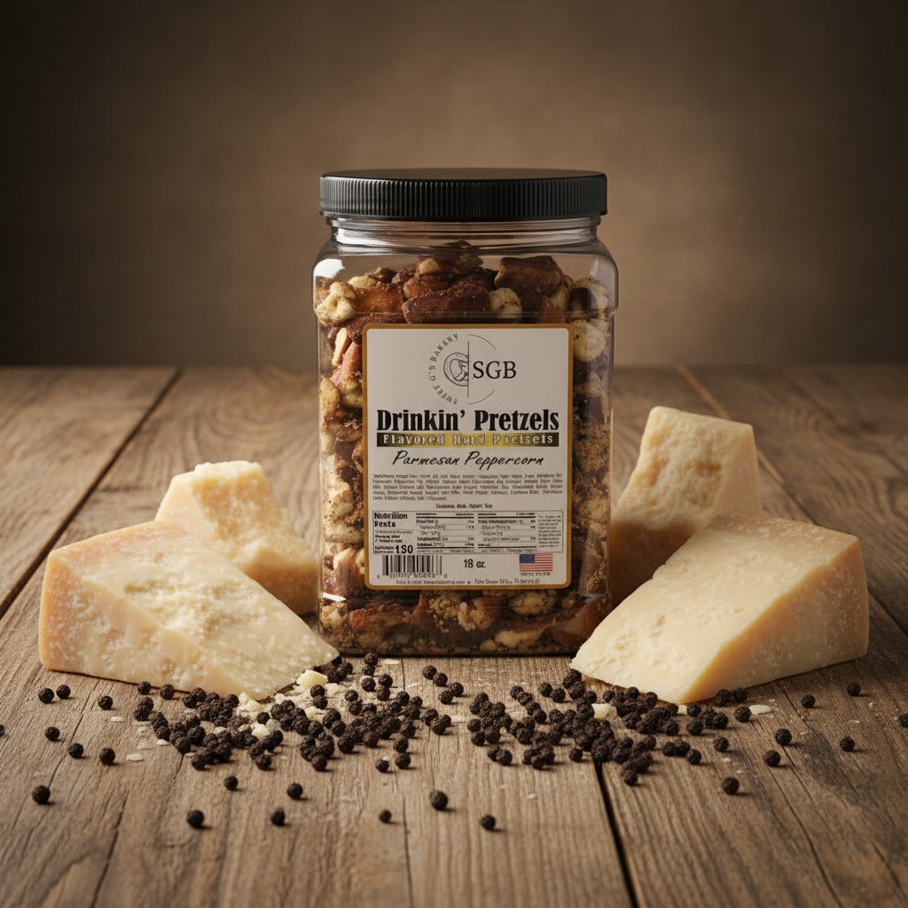 Drinkin' Pretzel - Parmesan Peppercorn
