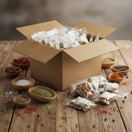 Flavored Hard Pretzels Party Box Assortment (100-1.5oz Bags)