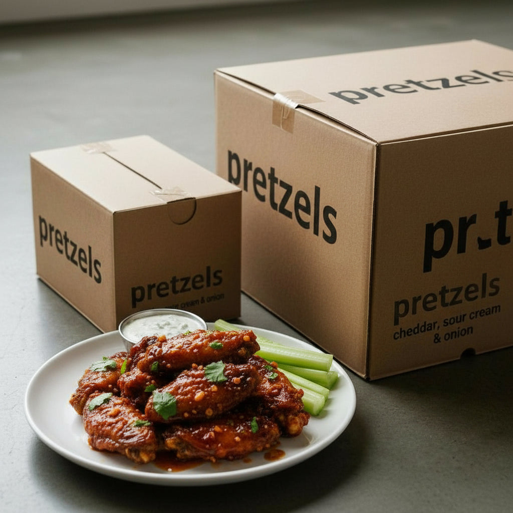 Wholesale Bulk Boxes of Flavored Sourdough Pretzels