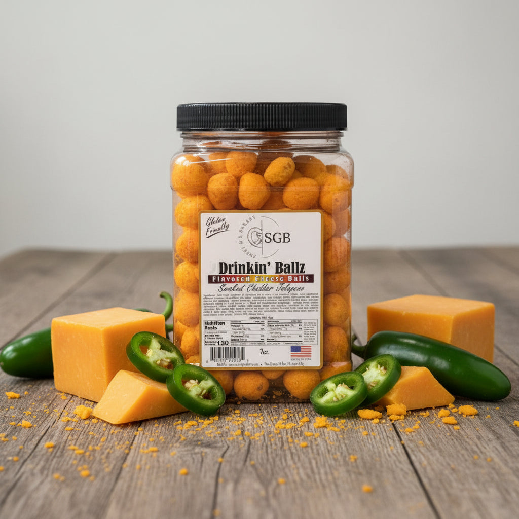 Wholesale - Canisters of Flavored Sourdough Pretzels & Cheese Balls