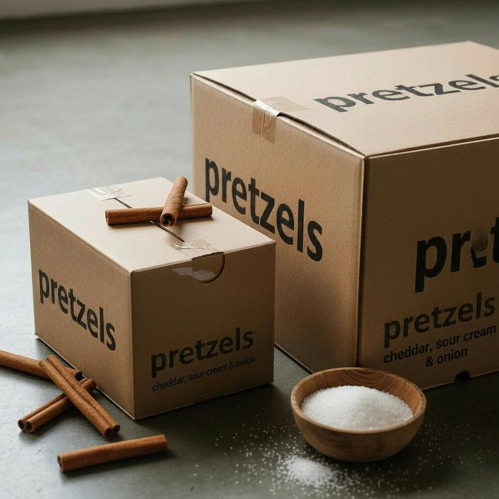 Wholesale Bulk Boxes of Flavored Sourdough Pretzels