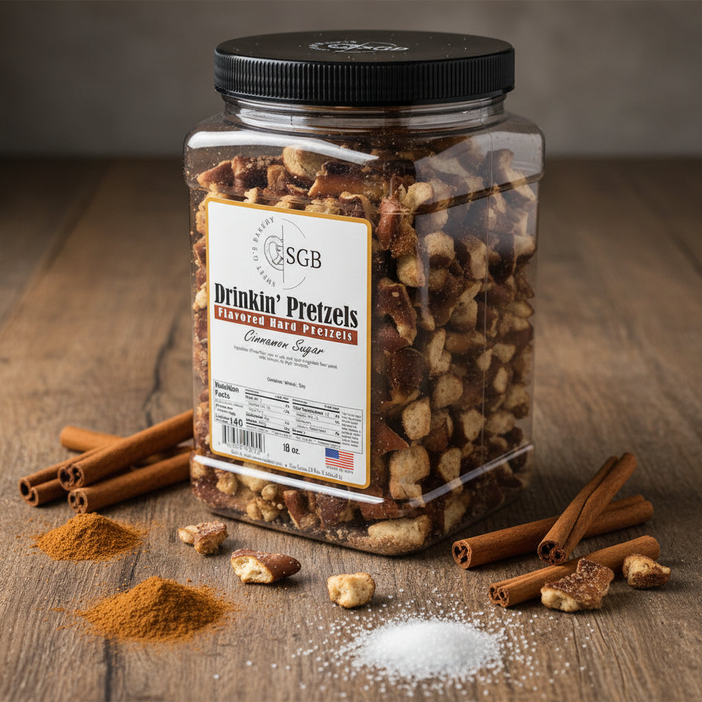 Drinkin' Pretzel - Cinnamon Sugar